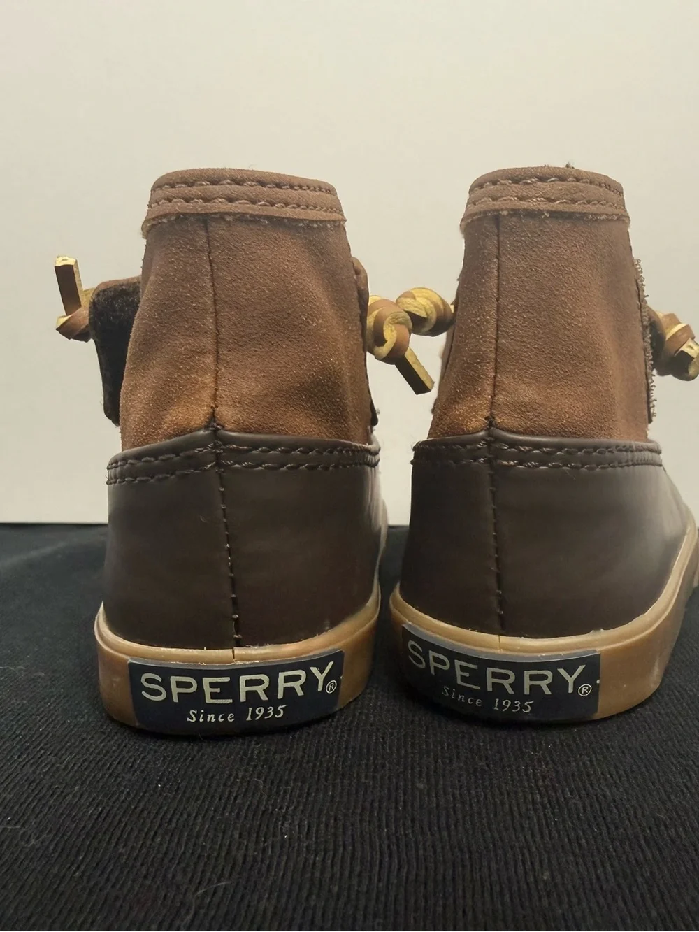Sperry Kids Brown & Tan Duck Boots